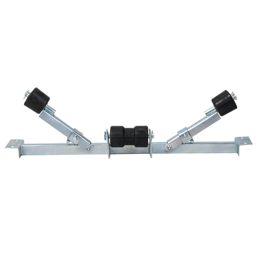 Boat Trailer Bottom Support Bracket with Keel Rollers capacity 2204lbs