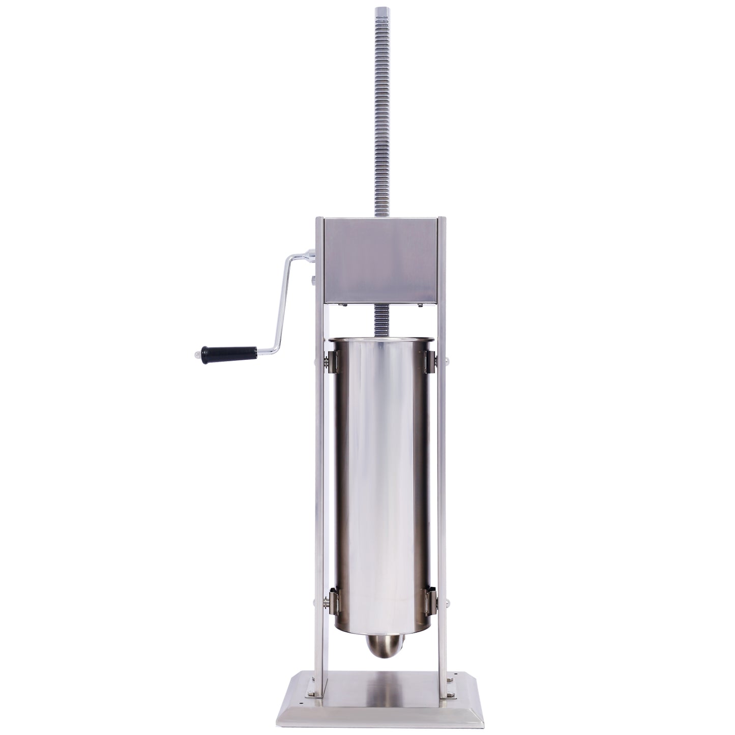 Stainless Steel Commercial Sausage Stuffer,Dual Speed Vertical Sausage Maker 11LB/5L, Meat Filler with 4 Stuffing