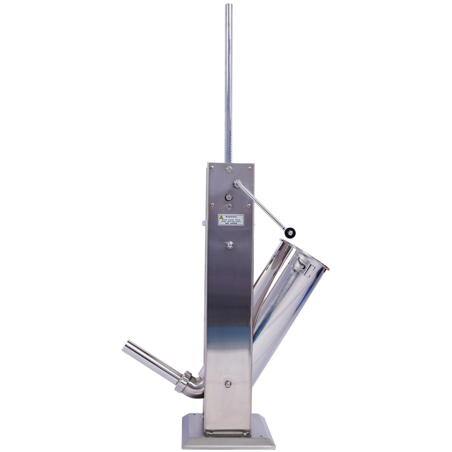 Stainless Steel Commercial Sausage Stuffer,Dual Speed Vertical Sausage Maker 11LB/5L, Meat Filler with 4 Stuffing