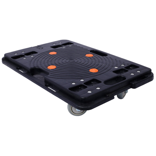 4Pcs Moving Dolly, Heavy Duty Furniture Rolling Mover, Interlocking Moving Dolly with 4 Wheels for Couch Boxes Heavy Items, 23.6 x 15.7 inch 330 Lbs Capacity Each Count
