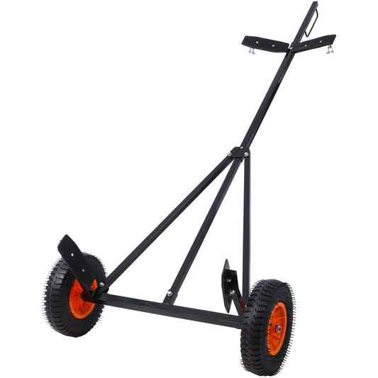 Boat Trailer Dolly, 420lbs Load Capacity, Carbon Steel Trailer Mover with 96''-116'' Adjustable Length, for Moving Kayak Motorboat Fishing Boat (420LBS)