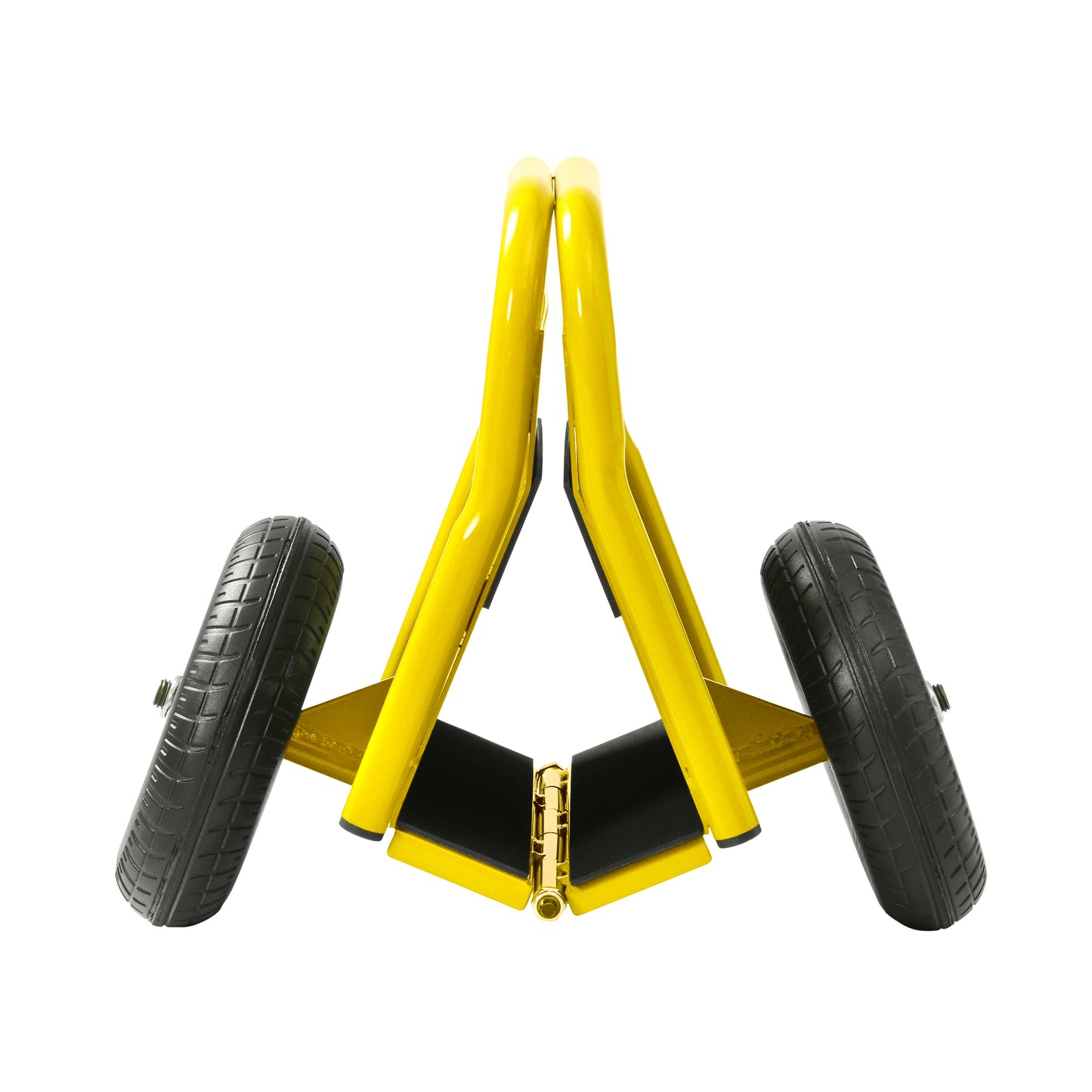 Heavy Duty Panel Dolly, Slab Dolly, Two Nice Handles, 10" Solid Rubber Tires, Super Weight 1000 LBS, All-Terrain Movement for Heavy Drywall Sheet & Door Material (Yellow)
