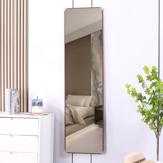 The 4th generation floor standing full-length mirror. wall mirror, bathroom makeup mirror, bedroom foyer, clothing store, wall mounted. 60 "* 16.5"