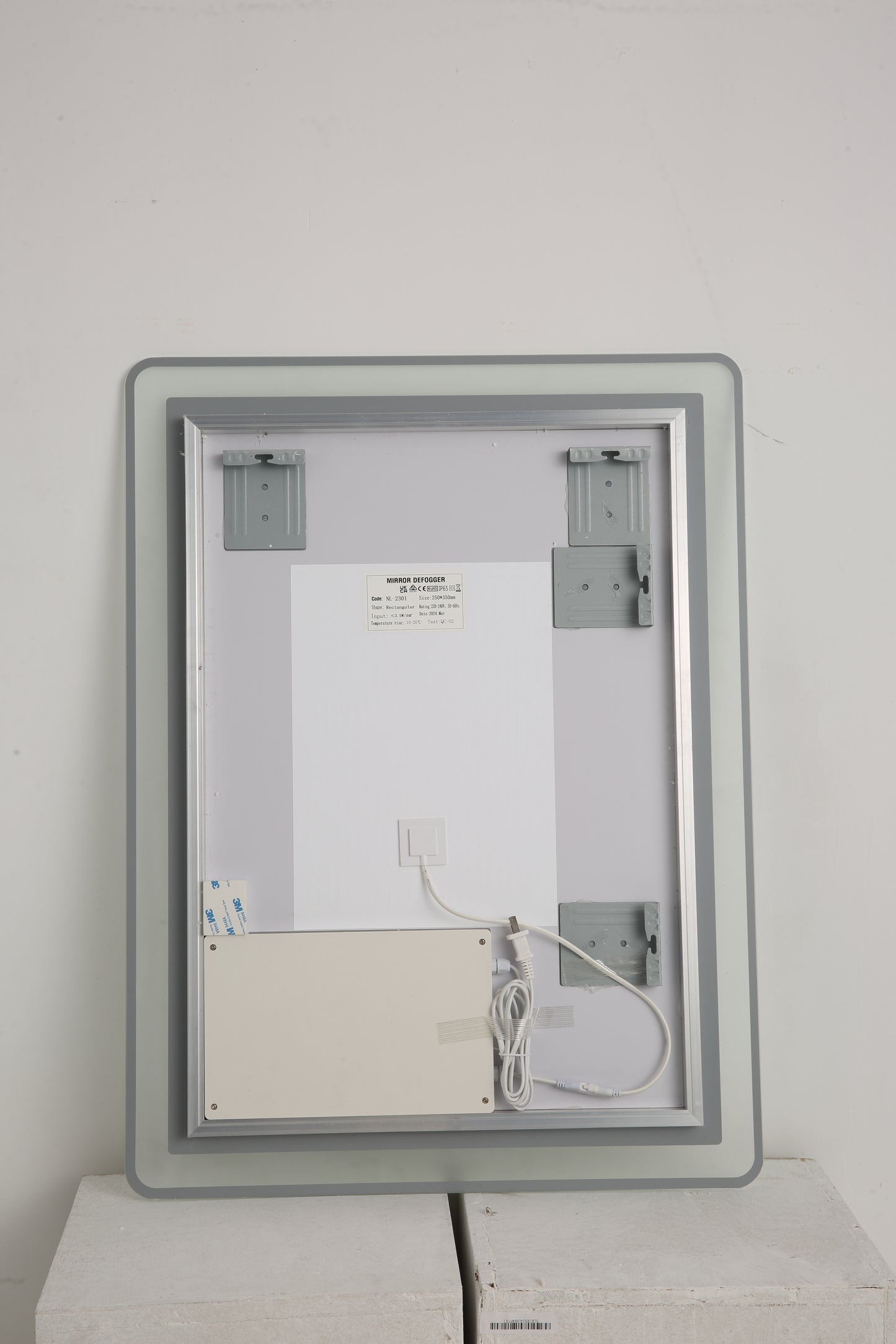 48*32 inch Bathroom Mirror with Led Lights , Anti-Fog Lighted Vanity Mirrors for Wall Mounted, 3 Colors and 5 level Dimmable, Horizontal/Vertical