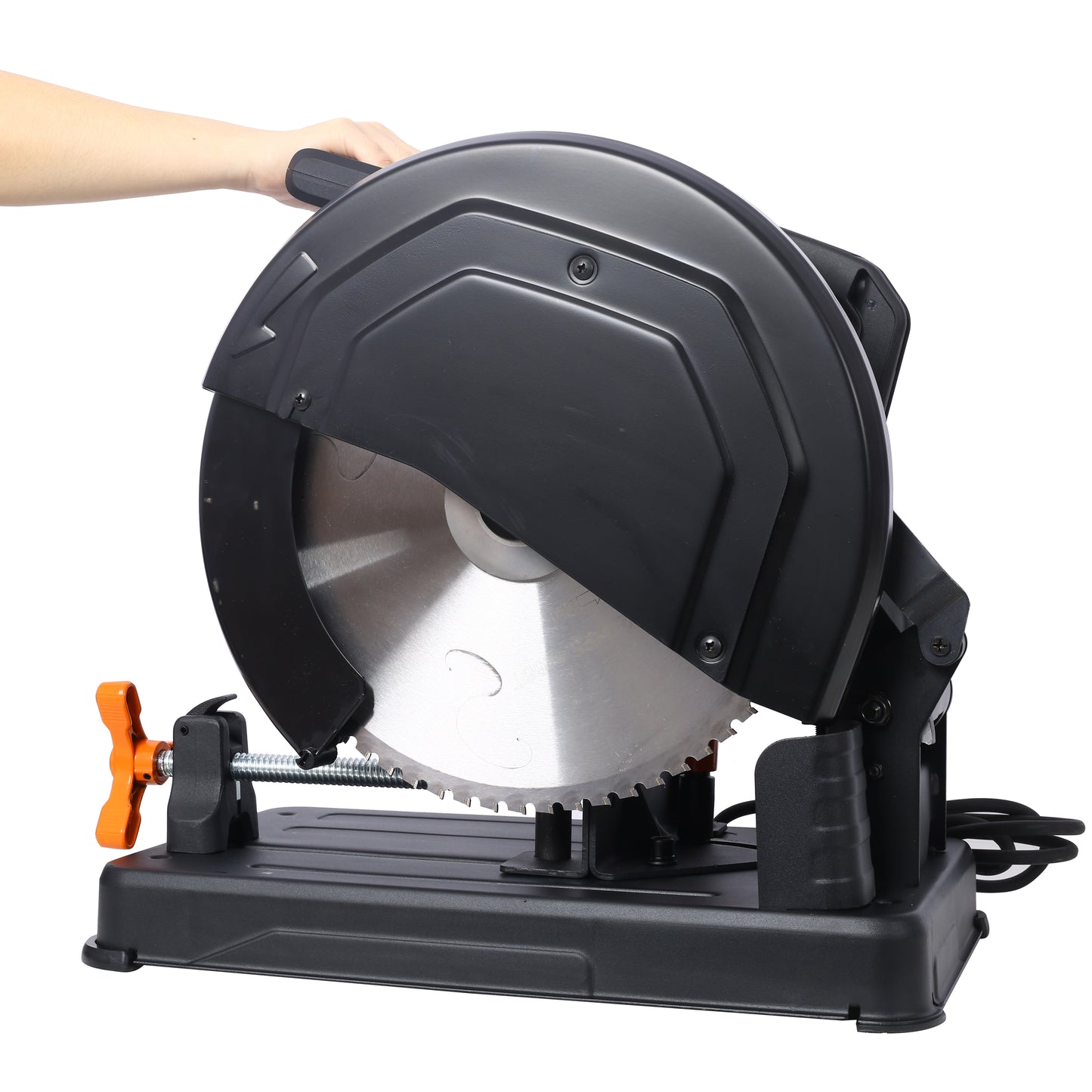 15-Amp Heavy Duty 14 Inch Metal Cutting Chop Saw W/ 2x14 Inch Carbide-Tipped Blade Premium Multi-Material Cut-Off Chop Saw with Carbide-Tipped Metal-Cutting Saw Blade,ETL certificate.