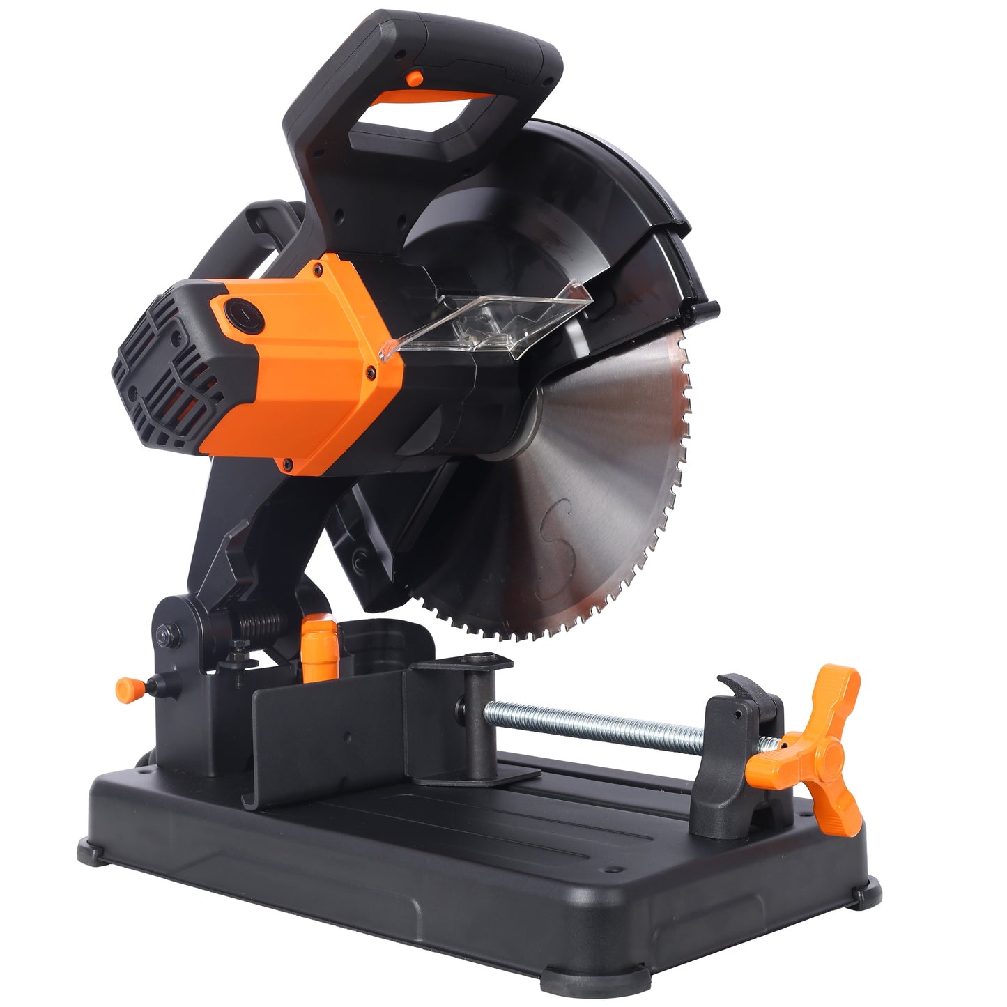 15-Amp Heavy Duty 14 Inch Metal Cutting Chop Saw W/ 2x14 Inch Carbide-Tipped Blade Premium Multi-Material Cut-Off Chop Saw with Carbide-Tipped Metal-Cutting Saw Blade,ETL certificate.