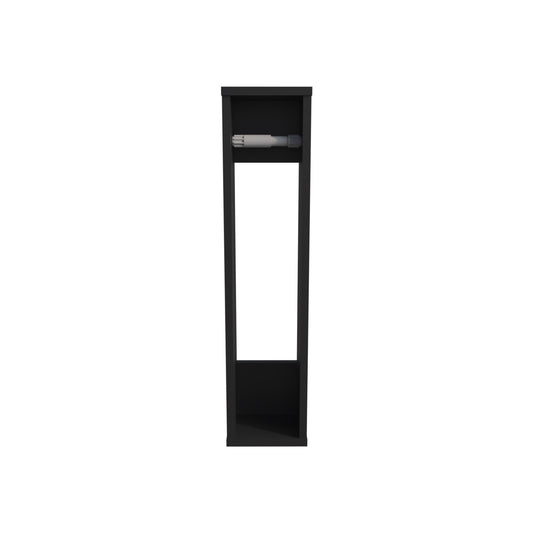 Shelf 28" H, with 2 Shelves, Black