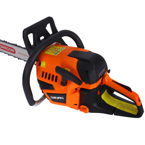 Chainsaw gas  20inch ,58cc Gasoline Chain Saw for Trees ,Wood Cutting 2-cycle EPA Compliant ,ORGEGAN BAR OREGAN CHAIN