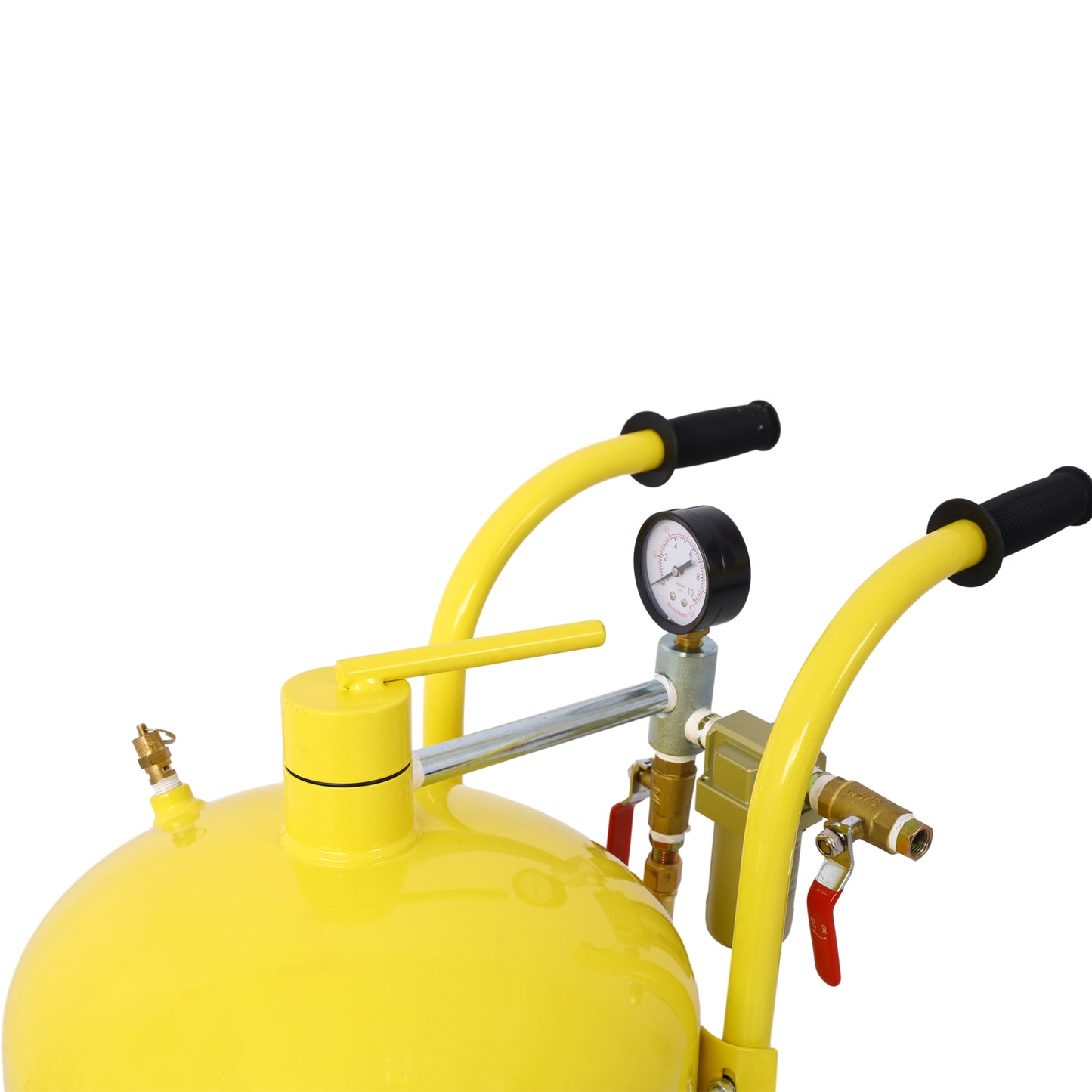 10Gal Pot Sandblaster, 125 Psi Pressure Sand Blasting Complete Kit for Paint, Stain, Rust Removal and Special Surface Treatment of Material