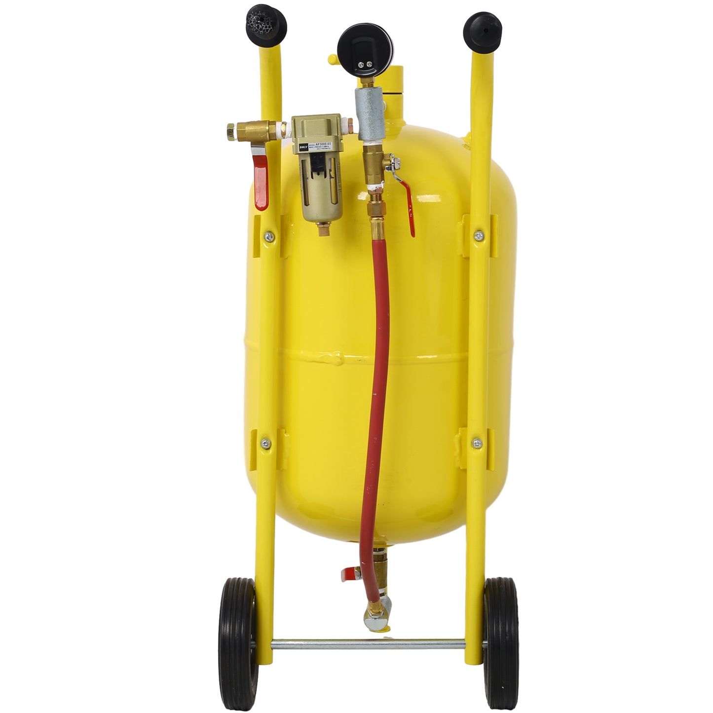 10Gal Pot Sandblaster, 125 Psi Pressure Sand Blasting Complete Kit for Paint, Stain, Rust Removal and Special Surface Treatment of Material