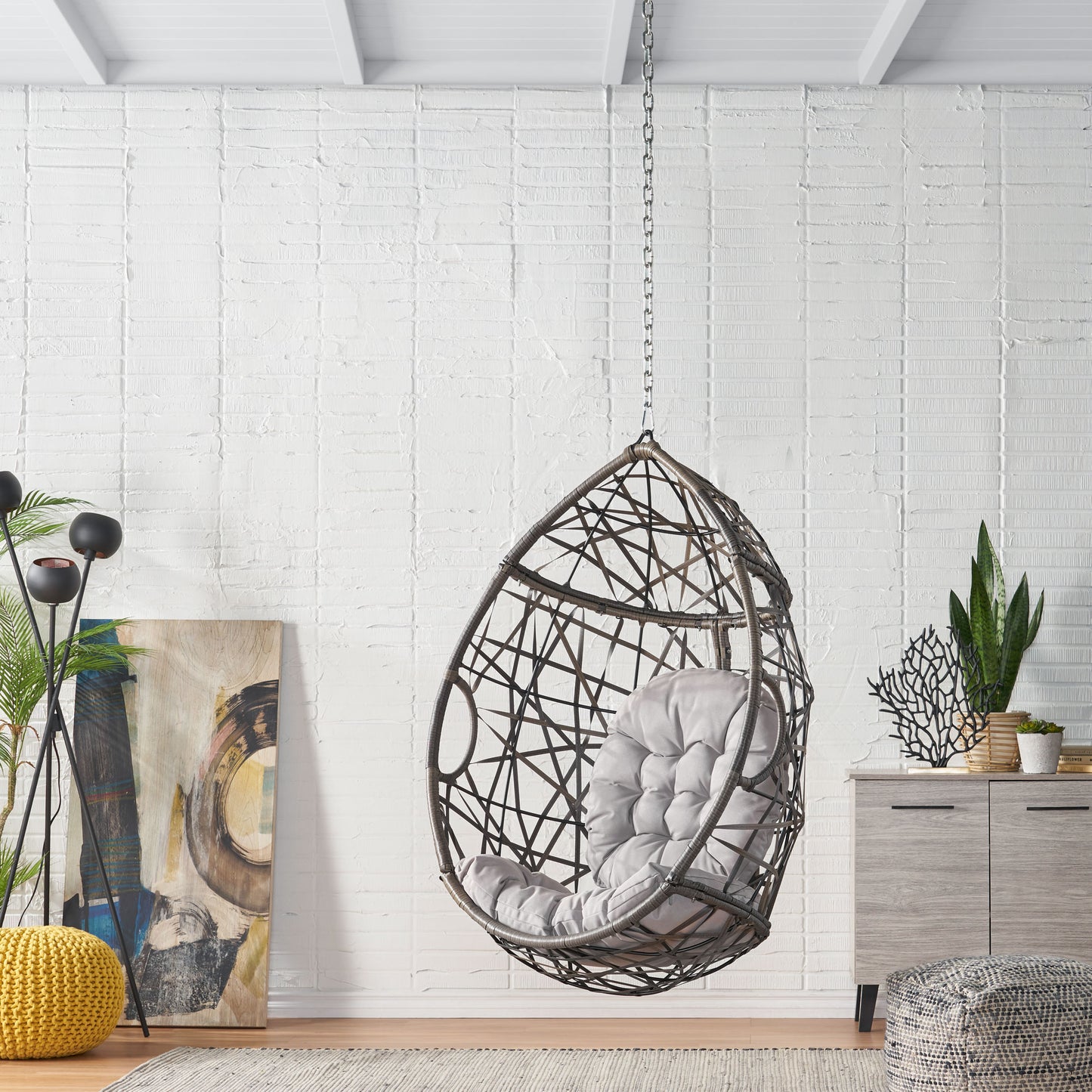 LOS ALAMITOS HANGING CHAIR WITH 8FT CHAIN