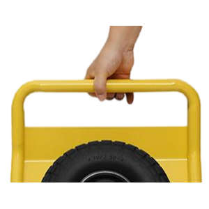 Heavy Duty Panel Dolly, Slab Dolly, Two Nice Handles, 10" Solid Rubber Tires, Super Weight 1000 LBS, All-Terrain Movement for Heavy Drywall Sheet & Door Material (Yellow)